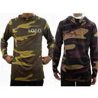 Polyester Quick Dry Adult hettegenser Uv fiskeskjorte